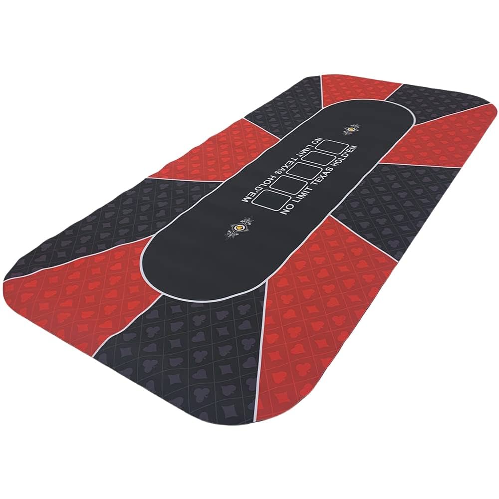 ポーカーマット 120cm×60cm テキサスホールデム カジノ 収納ケース付き Amazon.co.jp: 【ロノゲノム】 ポーカーマット 120cm×60cm